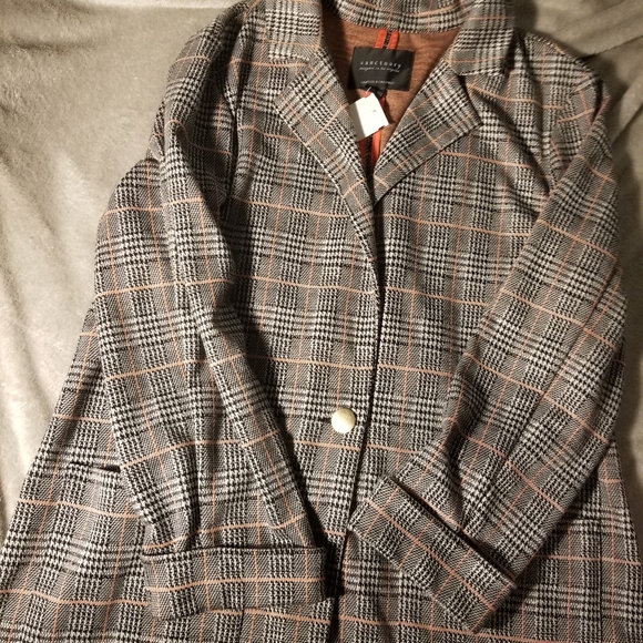 Houndstooth Light Blazer - Picture 5 of 10